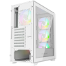 Компьютерный корпус Powercase ByteFlow TG ARGB White (CBFW-A4)