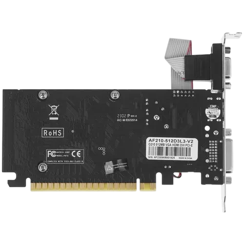 Видеокарта AFox (AF210-512D3L3-V2) GeForce GT 210 512MB