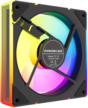 Вентилятор для корпуса Powercase (M61-12 ARGB) Black