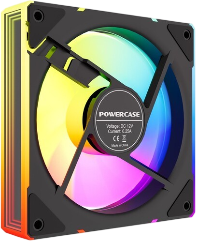 Вентилятор для корпуса Powercase (M61-12 ARGB) Black