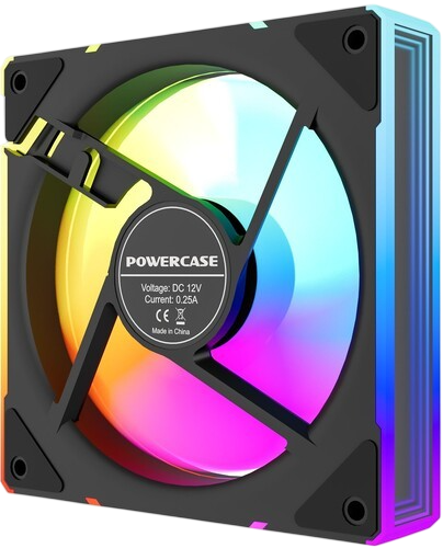 Вентилятор для корпуса Powercase (M61-12 ARGB) Black