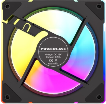 Вентилятор для корпуса Powercase (M61-12 ARGB) Black