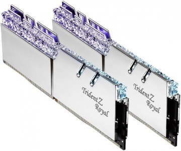 Оперативная память 32 Gb 4000 MHz G.Skill TRIDENT Z ROYAL Silver (F4-4000C16D-32GTRSA)