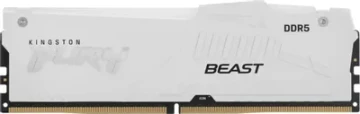 Оперативная память 32 Gb 6400 MHz Kingston FURY Beast RGB White (KF564C32BWA-32)
