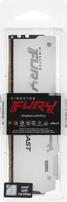 Оперативная память 32 Gb 6400 MHz Kingston FURY Beast RGB White (KF564C32BWA-32)