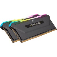 Оперативная память 16 Gb 3200 MHz Corsair VENGEANCE RGB Pro SL Black (CMH16GX4M2E3200C16)