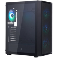 Компьютерный корпус 1STPLAYER GO6 ARGB Black (GO6-BK-4F7)
