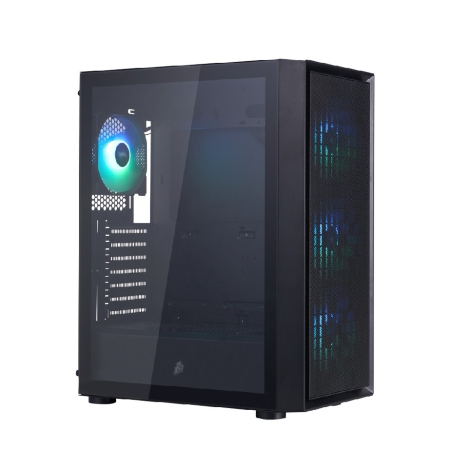 Компьютерный корпус 1STPLAYER GO6 ARGB Black (GO6-BK-4F7)
