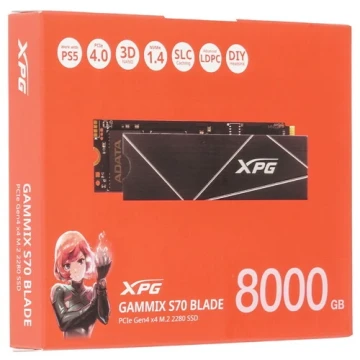 Твердотельный накопитель ADATA XPG 8000 Gb (AGAMMIXS70B-8000G-CS)