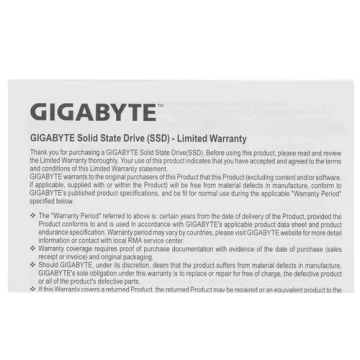 Твердотельный накопитель Gigabyte 500 Gb Gen4 4000E (G440E500G)
