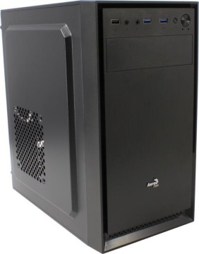 Компьютерный корпус Aerocool CS-104-S-BK-v2 с БП 500W