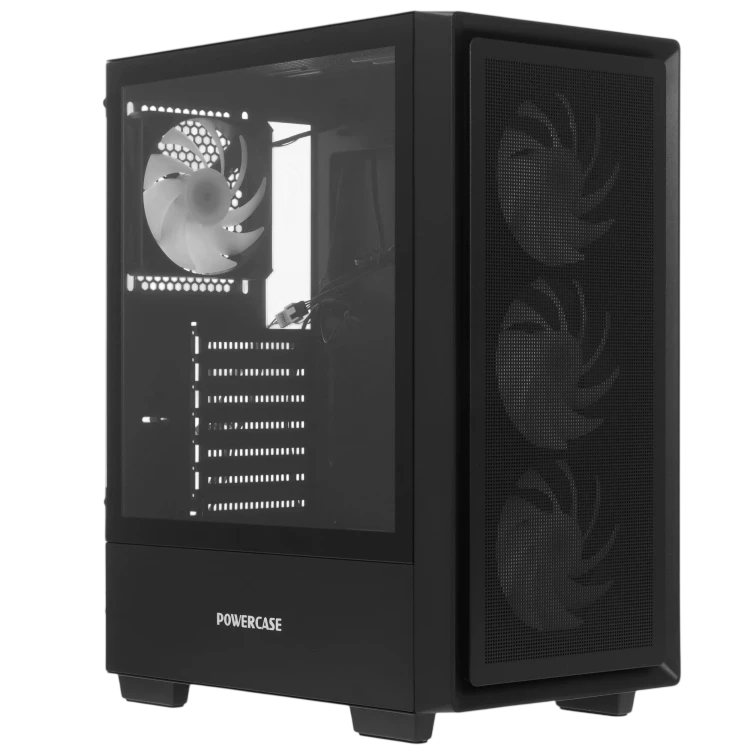 Компьютерный корпус Powercase Mistral AY4B ARGB TG Black (CMAYB-A4)