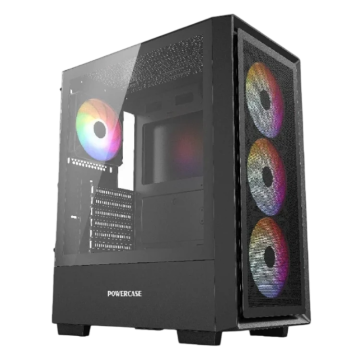 Компьютерный корпус Powercase Mistral AY4B ARGB TG Black (CMAYB-A4)