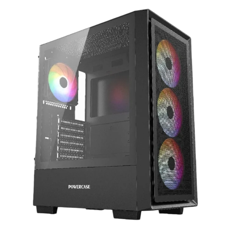 Компьютерный корпус Powercase Mistral AY4B ARGB TG Black (CMAYB-A4)