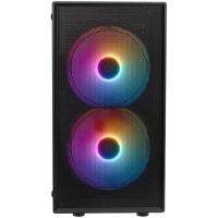 Компьютерный корпус XASTRA A305M TG 3FRGB Black (A305M-2FC14F-1FC12F)