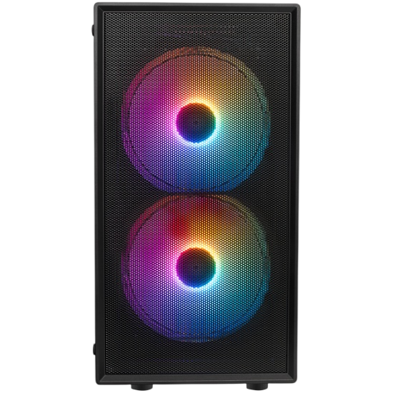 Компьютерный корпус XASTRA A305M TG 3FRGB Black (A305M-2FC14F-1FC12F)
