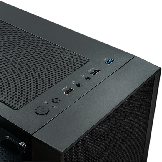 Компьютерный корпус XASTRA A305M TG 3FRGB Black (A305M-2FC14F-1FC12F)