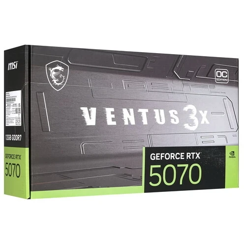 Видеокарта MSI (G5070-12V3) GeForce RTX 5070 12G VENTUS 3X