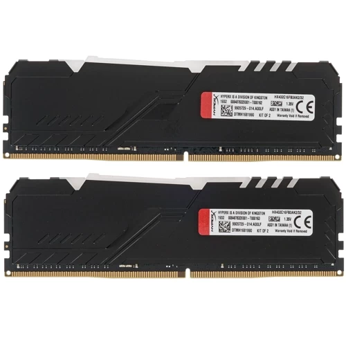 Оперативная память 32 Gb 3200 MHz Kingston HYPERX FURY Black (HX432C16FB3AK2/32)