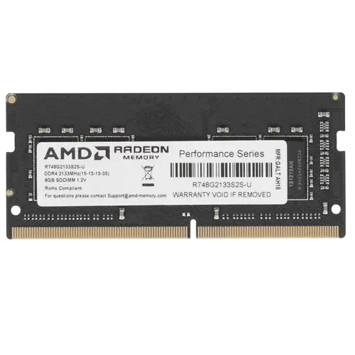 Оперативная память 8 Gb 2133 MHz AMD R7 PERFOMANCE SERIES Black (R748G2133S2S-UO)