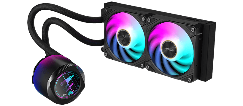 Система жидкостного охлаждения для процессора Gigabyte MULTI SOCKET GP-AORUS WATERFORCE X II 240
