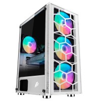 Компьютерный корпус 1STPLAYER FIREBASE X7-G TG White X7-G-WH-3G6P-1G6