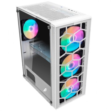 Компьютерный корпус 1STPLAYER FIREBASE X7-G TG White X7-G-WH-3G6P-1G6