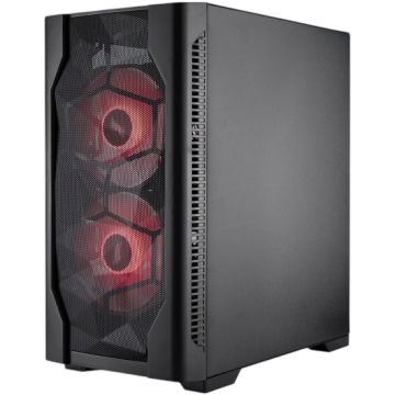 Компьютерный корпус 1STPLAYER DK D4-M ARGB Black (D4-M-BK-2F7-14-1F7)