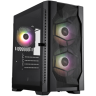 Компьютерный корпус 1STPLAYER DK D4-M ARGB Black (D4-M-BK-2F7-14-1F7)