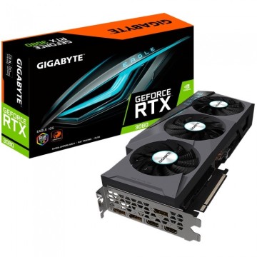 Видеокарта GIGABYTE (GV-N3080EAGLE-10GD) GeForce RTX 3080 10Gb EAGLE (rev. 2.0)