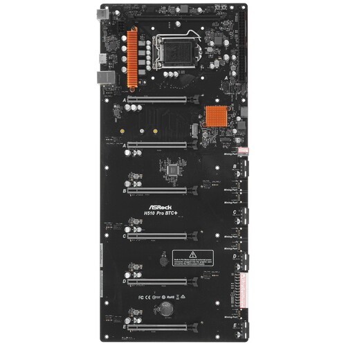 Материнская плата ASRock H510 PRO BTC+