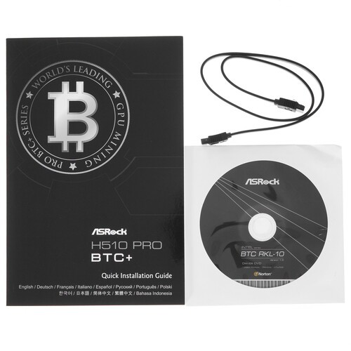 Материнская плата ASRock H510 PRO BTC+
