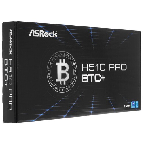 Материнская плата ASRock H510 PRO BTC+