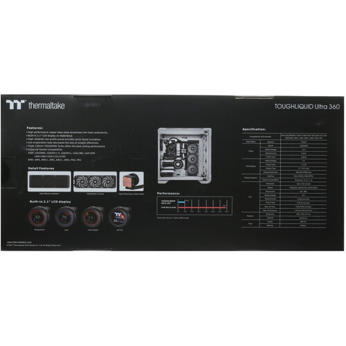 Жидкостная система охлаждения ThermalTake TOUGHLIQUID Ultra 360 CL-W323-PL12GM-A