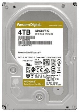 Жесткий диск Western Digital 4000 Gb WD Gold (WD4003FRYZ)