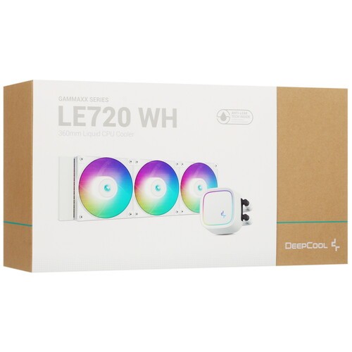 Система жидкостного охлаждения для процессора Deepcool LE720 White ARGB R-LE720-WHAMMN-G-1