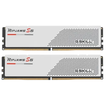 Оперативная память 64 Gb 6000 MHz G.Skill RIPJAWS S5 White (F5-6000J3040G32GX2-RS5W)