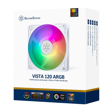 Вентилятор для корпуса SilverStone VS120W-ARGB G52VS120WARGB20 PWM