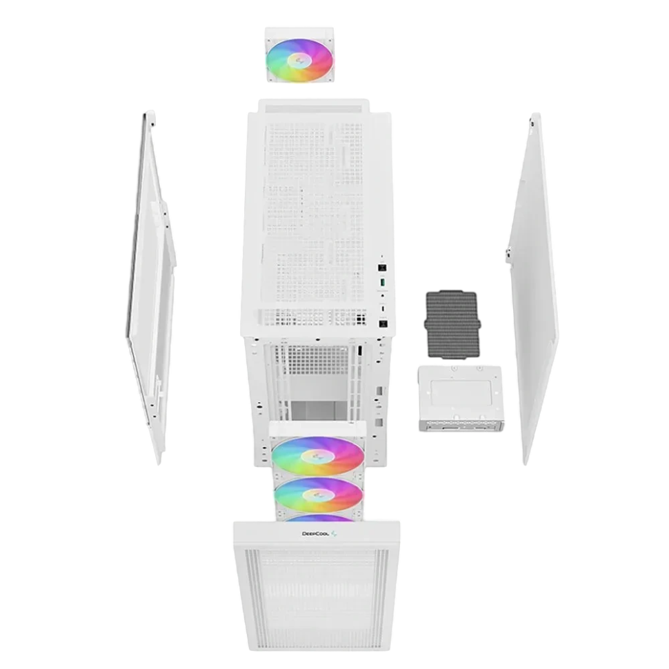 Компьютерный корпус Deepcool CH560 DIGITAL ARGB White