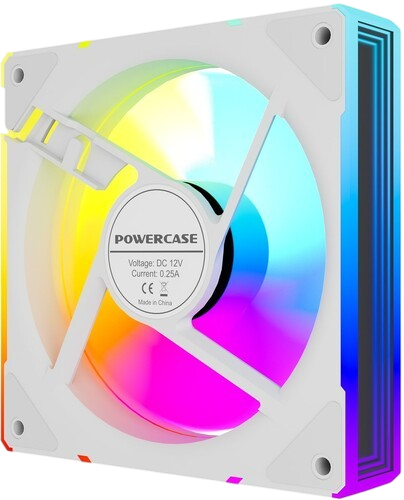 Вентилятор для корпуса Powercase (M61-12W ARGB) White