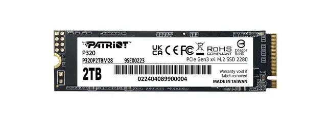 Твердотельный накопитель Patriot 2000 Gb P320 (P320P2TBM28)