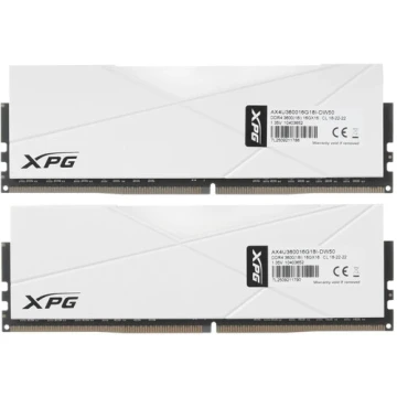 Оперативная память 32 Gb 3600 MHz ADATA XPG SPECTRIX D50 RGB White (AX4U360016G18I-DW50)