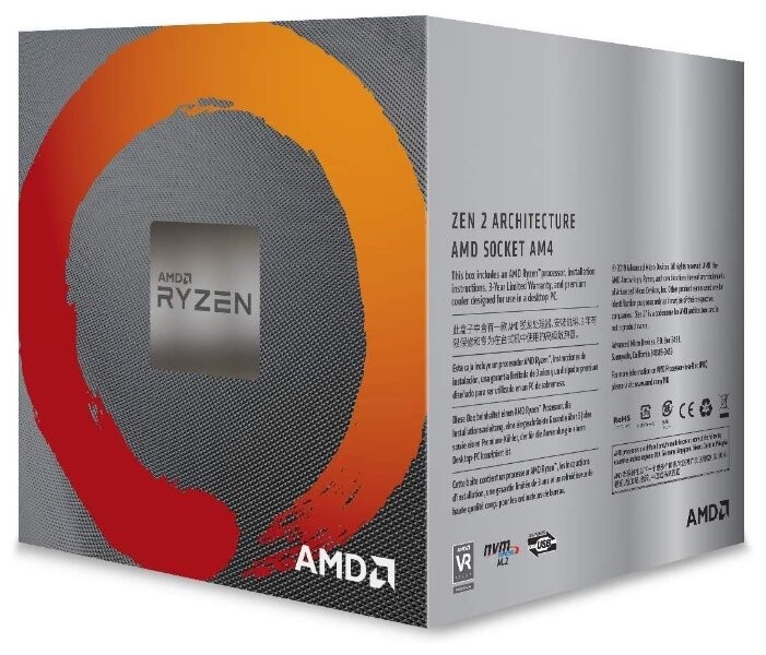 Процессор AMD Ryzen 5 3600X BOX 100-100000022BOX