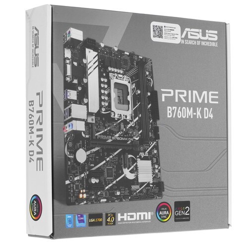 Материнская плата ASUS PRIME B760M-K D4 90MB1DS0-M0EAY0