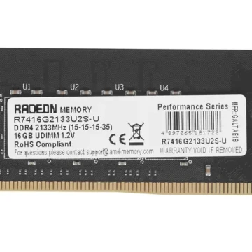 Оперативная память 16 Gb 2133 MHz AMD R7 PERFOMANCE SERIES Black (R7416G2133S2S-UO)