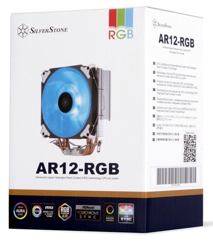 Кулер для процессора SilverStone SST-AR12-RGB Argon RGB G530AR12RGB0020 PWM