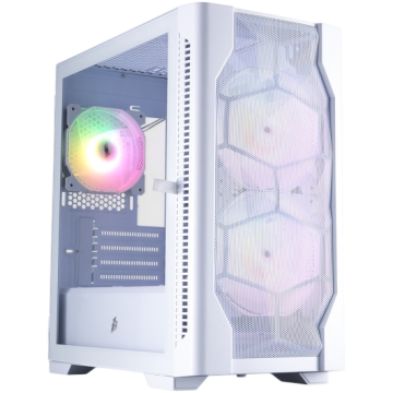 Компьютерный корпус 1STPLAYER DK D4-M ARGB White (D4-M-WH-2F7-14-W-1F7-W)