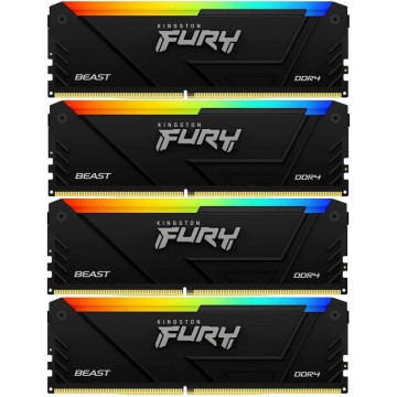 Оперативная память 64 Gb 3200 MHz Kingston FURY Beast Black (KF432C16BB2AK4/64)