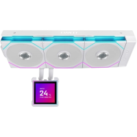 Система жидкостного охлаждения для процессора Lian Li HydroShift II LCD-S 360TL (GHS2LCDS36TW) White (G89.GHS2LCDS36TW.R0)