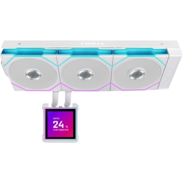 Система жидкостного охлаждения для процессора Lian Li HydroShift II LCD-S 360TL (GHS2LCDS36TW) White (G89.GHS2LCDS36TW.R0)